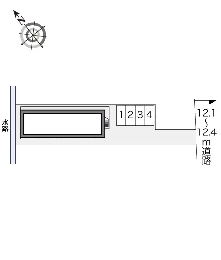 ★手数料０円★浜松市中区曳馬　月極駐車場（LP）